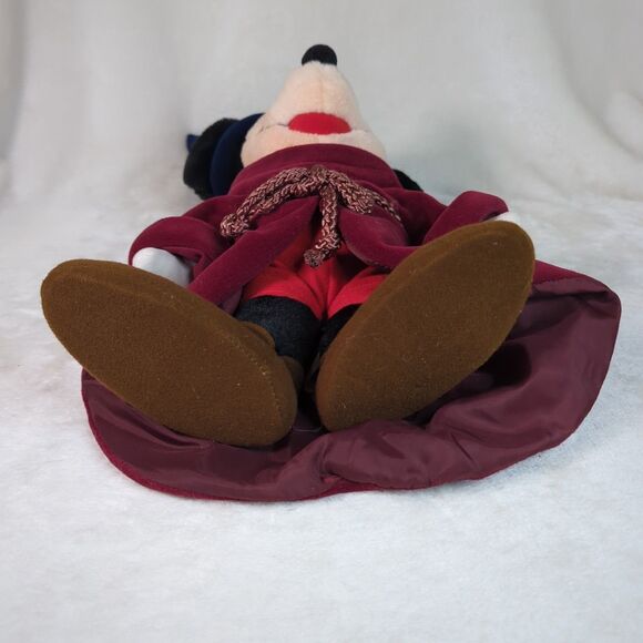 Disney Store Fantasia Sorcerer Mickey Mouse 12" Plush Toy VTG 90s 17" w/Hat EUC - Picture 8 of 11